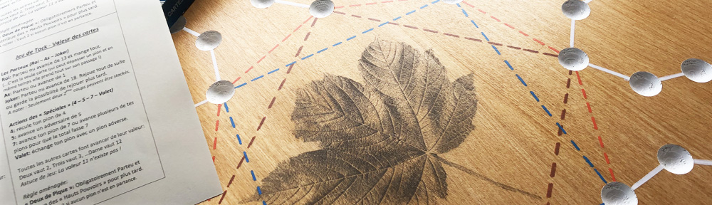 Détail du plateau de Tock pour 8 joueurs