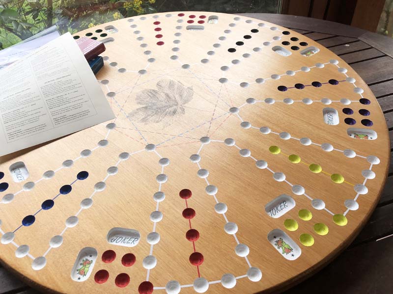 Plateau de tock pour 8 joueurs avec parcours complémentaire