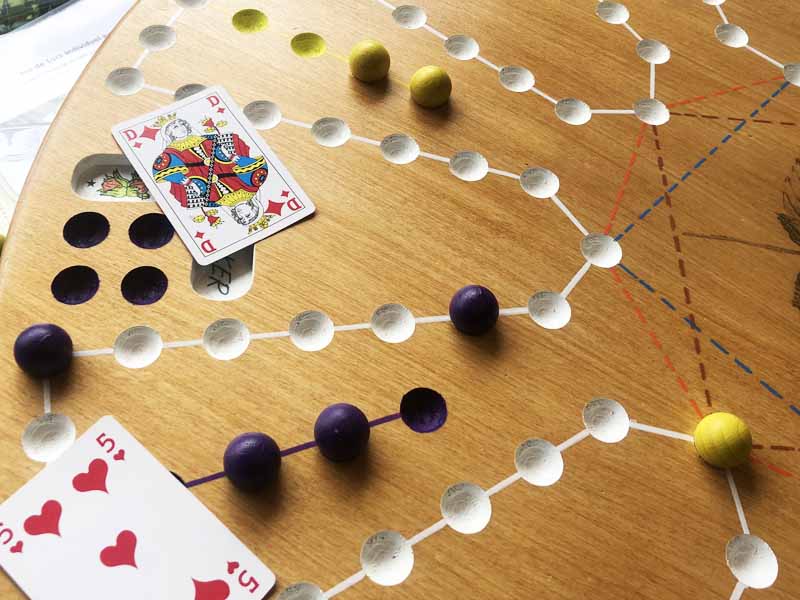 Les intersections de zone, que va devenir la bille jaune selon les stratégies des joueurs